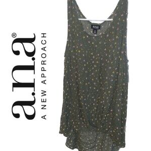 5/$25 A.n.a A New Approach Sleeveless Top blouse tank top